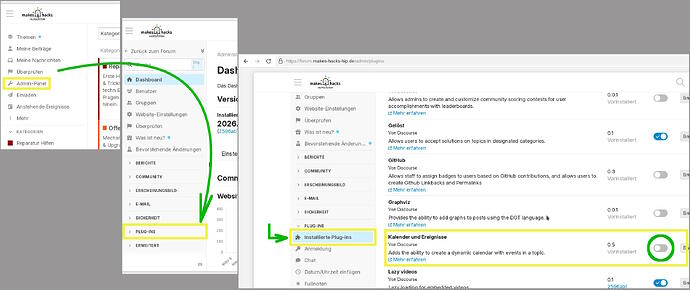 discourse-kalender_01-plugin-kalender-aktivieren